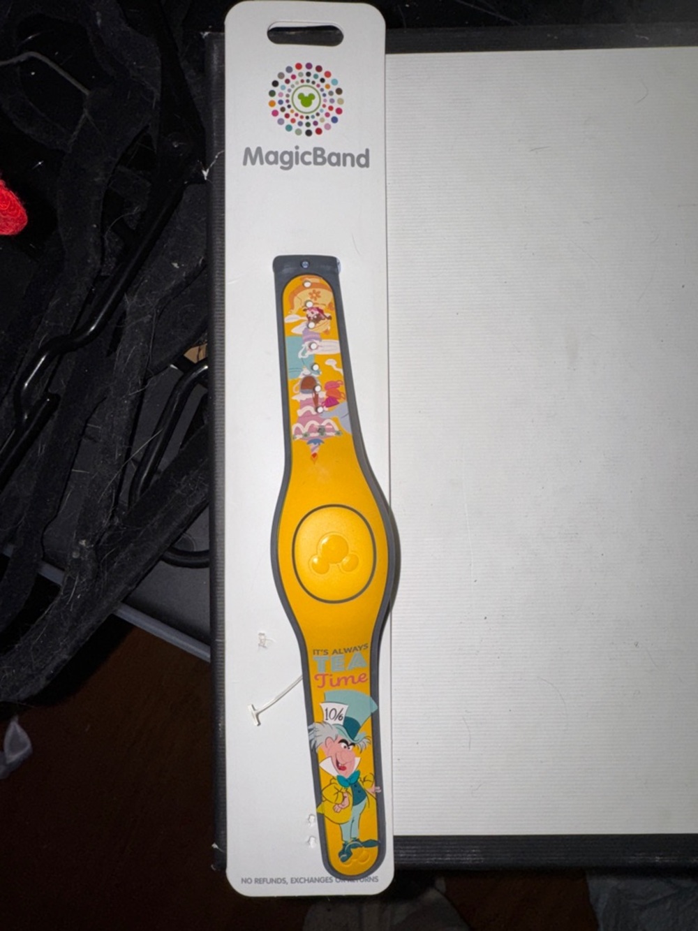Disney Yellow Mad Hatter Tea Time MagicBand